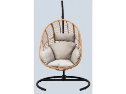 Auslauf ❤️ Jardini Hängesessel Marbella - 120/184/118 cm in schwarz ✔️ -Gartenmöbel Verkaufs-Shop 0612508 2 24603583