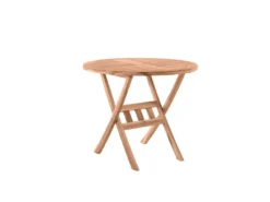 Angebote 🛒 Coraggio Forma Gartentisch Teak - 80/75/80 cm in braun 🔔