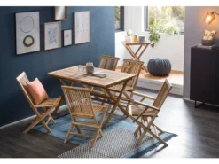 Schlussverkauf 🤩 Coraggio Forma Serviertisch Teak - 60/65/40 cm in braun ⌛ -Gartenmöbel Verkaufs-Shop 11020002 4 milieu