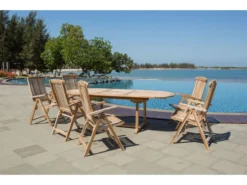 Bester Verkauf 🎁 Coraggio Forma Klappsessel Teak - 57/104/73 cm in braun ⌛ -Gartenmöbel Verkaufs-Shop 11020004 11 milieu