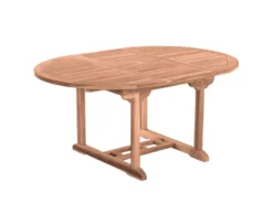 Bestes Angebot 🌟 Coraggio Forma Gartentisch Teak - 120/75/120-170 cm in braun ✔️ -Gartenmöbel Verkaufs-Shop 11020016 02 schraeg hauptbild