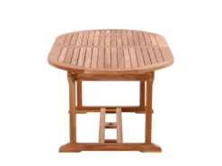 Besorgen 🔔 Coraggio Forma Gartentisch Teak - 100/75/180-240 cm in braun 🌟 -Gartenmöbel Verkaufs-Shop 11020017 03 freisteller nebenbild