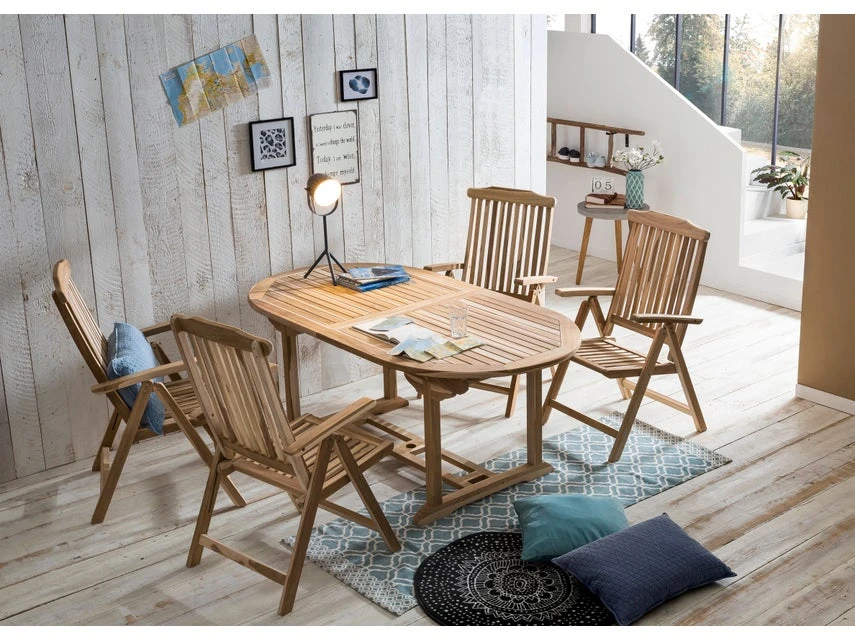 Rabatt ⌛ Coraggio Forma Gartenmöbel-Set Teak 5-teilig in braun 😀 3 Rabatt ⌛ Coraggio Forma Gartenmöbel-Set Teak 5-teilig in braun 😀 – Bild 3