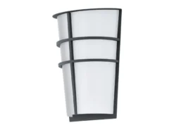 Blitzangebot ⭐ Außenwandleuchte Breganzo - 17/25/12 cm in grau 🛒