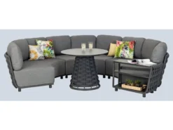 Billig 🎉 Jardini Loungetisch Andalusia - 68/90 cm in grau ⭐ -Gartenmöbel Verkaufs-Shop 24566559 2