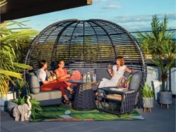 Billig 🎉 Jardini Loungetisch Andalusia - 68/90 cm in grau ⭐ -Gartenmöbel Verkaufs-Shop 24566559 4