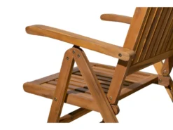 Coupon ⌛ Gartenstuhl 2er-Set Akazie - 56/108/64 cm in braun 😀 -Gartenmöbel Verkaufs-Shop 25017931 freisteller detail 05