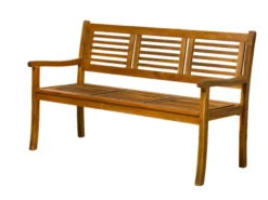 Großhandel 🧨 Gartenbank Akazie - 150/92/68 cm in braun 👏 -Gartenmöbel Verkaufs-Shop 25017957 freisteller schraeg 03