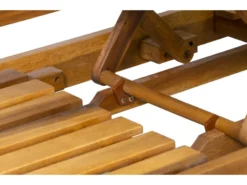 Auslauf 🔔 Gartenbank Akazie - 157/90/60 cm in braun ✨ -Gartenmöbel Verkaufs-Shop 25018129 freisteller funktion 05