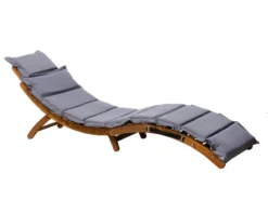 Bester Verkauf 👏 Gartenliege - 186/54/56 cm in braun 🤩