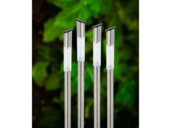 Bester Verkauf 🧨 Solarleuchte Solar 3-teilig in silberfarben ⌛ -Gartenmöbel Verkaufs-Shop 33961 am detail