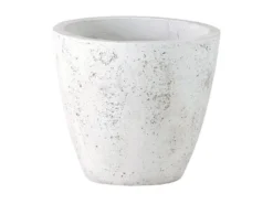 Bestpreis 👏 Jardini Blumentopf Crack Cim - 24/25 cm in weiß ✨