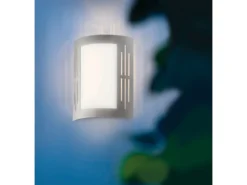 Besorgen 💯 Außenwandleuchte City - 24/26/9 cm in silberfarben 🤩 -Gartenmöbel Verkaufs-Shop 5144563 0394691 14226428