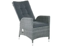 Budget 😍 Jardini Gartenstuhl Barcelona - 65/112/62 cm in grau 🔔 -Gartenmöbel Verkaufs-Shop 5515100 0437910 1 22118170