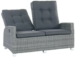 Brandneu ⭐ Jardini Loungesofa Barcelona 2-Sitzer - 145/108/90 cm in grau 🥰 -Gartenmöbel Verkaufs-Shop 5520569 0439558 2 22118493