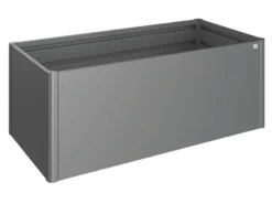 Bestpreis 👏 Hochbeet - 201/77/102 cm in dunkelgrau 🔔