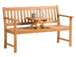 Angebote 😉 Jardini Gartenbank Edinburgh - 142/89/45 cm in braun 😉