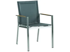 Budget 👏 Jardini Stapelstuhl Green Bay - 56/85/60 cm in grau 😍