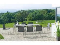 Top 10 👏 Jardini Stapelstuhl Antigua II - 56/85/60 cm in grau 🥰 -Gartenmöbel Verkaufs-Shop 6360477 0540591 1 23755153