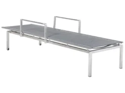 Großhandel ⌛ Jardini Sonnenliege Antigua II - 66/35/200 cm in silberfarben 👍 -Gartenmöbel Verkaufs-Shop 6360482 0540596 1 23755252