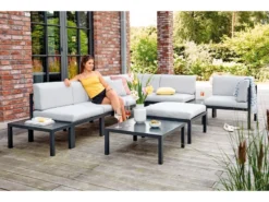 Bestpreis 🎉 Jardini Loungesofa-Mittelteil Bali - 70/66/73 cm in grau 😀 -Gartenmöbel Verkaufs-Shop 6361006 0540889 4 23718119