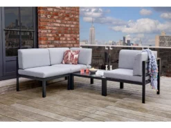 Bestpreis 🎉 Jardini Loungesofa-Mittelteil Bali - 70/66/73 cm in grau 😀 -Gartenmöbel Verkaufs-Shop 6361371 0541087 1 23718119