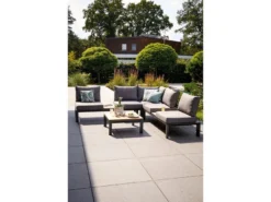 Bestpreis 💯 Jardini Loungegarnitur Brazil 4-teilig in grau 😉 -Gartenmöbel Verkaufs-Shop 6361388 0541105 7 23754519