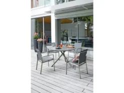 Top 10 👏 Jardini Stapelstuhl Antigua II - 56/85/60 cm in grau 🥰 -Gartenmöbel Verkaufs-Shop 6363221 0542037 3 23755153