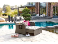 Rabatt 🧨 Jardini Loungesofa Linosa 2-Sitzer - 117/103/78 cm in grau 💯 -Gartenmöbel Verkaufs-Shop 6363400 0542105 1 23762463