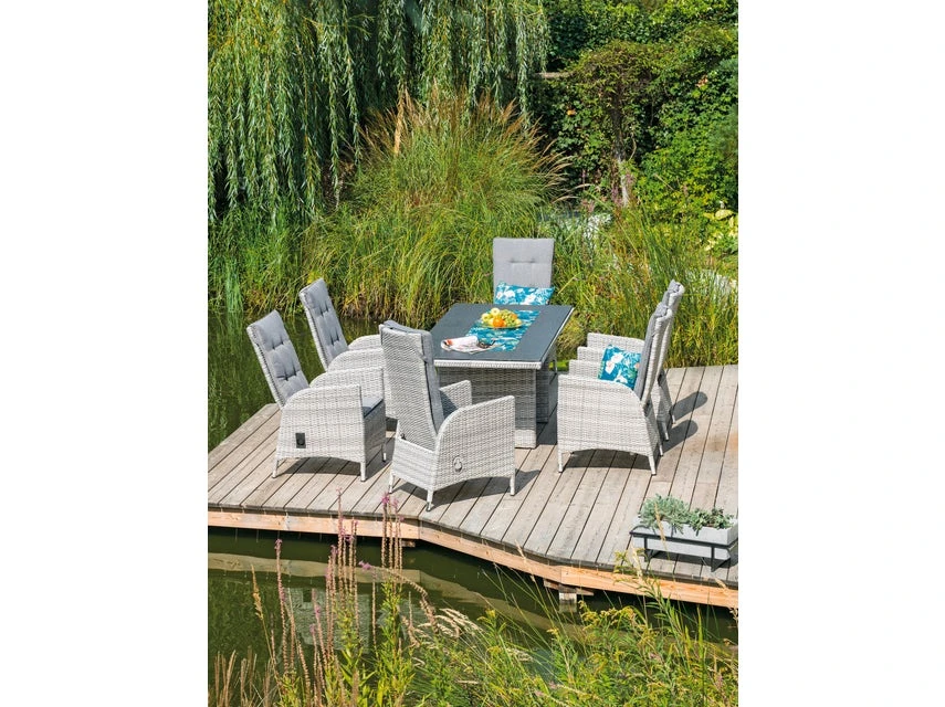 Brandneu ❤️ Jardini Gartenstuhl London - 65/112/62 cm in grau ⭐ 3 Brandneu ❤️ Jardini Gartenstuhl London - 65/112/62 cm in grau ⭐ – Bild 3