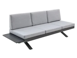 Auslauf 🤩 Jardini Loungesofa Rieke 3-Sitzer - 218/87,5/75,5 cm in grau 😉