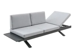 Auslauf 🤩 Jardini Loungesofa Rieke 3-Sitzer - 218/87,5/75,5 cm in grau 😉 -Gartenmöbel Verkaufs-Shop 6365301 0542774 10 23773329