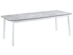 Am billigsten ✨ Lafuma Gartentisch Ancone - 220/76/104 cm in weiß ⌛