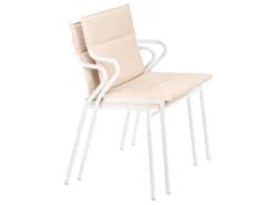 Bester Verkauf 😀 Lafuma Stapelstuhl Ancone - 62/86/55 cm in beige 🥰 -Gartenmöbel Verkaufs-Shop 6433781 0549334 2 24008361 4
