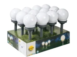 Aktion 🔥 Solarleuchte Solar Kugel - 35/10 cm in weiß 🔔 -Gartenmöbel Verkaufs-Shop 6477431 0558853 3 23003247