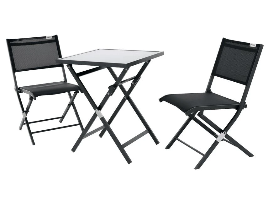 Auslauf 😀 Doppler Balkonmöbel-Set Expert 3-teilig in grau 👍 4 Auslauf 😀 Doppler Balkonmöbel-Set Expert 3-teilig in grau 👍 – Bild 4