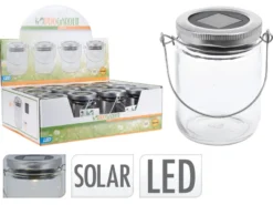 Großhandel 😍 Solarglas - 9/6,8 cm in transparent ❤️