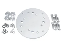 Besorgen 👍 Doppler Adapter 10,5/12/13,5/16 cm zu Granitplatte 140 kg in silberfarben 💯