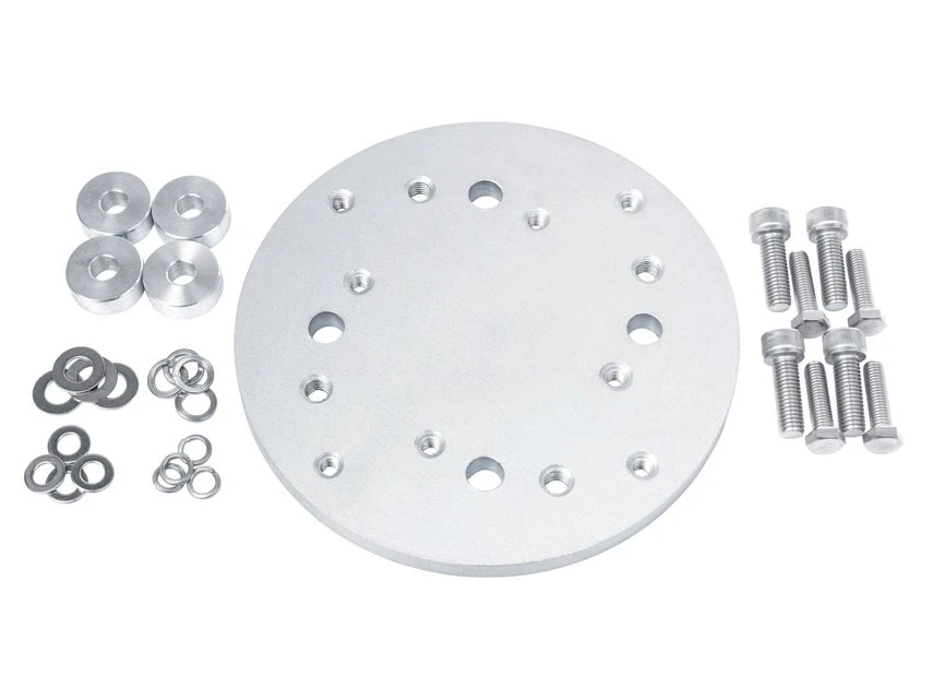 Besorgen 👍 Doppler Adapter 10,5/12/13,5/16 cm zu Granitplatte 140 kg in silberfarben 💯 1 Besorgen 👍 Doppler Adapter 10,5/12/13,5/16 cm zu Granitplatte 140 kg in silberfarben 💯