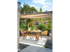 Großhandel 👏 Jardini Gartenbank Siena - 180/45/35 cm in braun 🎁 -Gartenmöbel Verkaufs-Shop 6536690 0572908 4 23776232