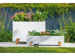 Blitzangebot 🧨 Jardini Blumentopf Malta - 72/20/16 cm in grau 😀 -Gartenmöbel Verkaufs-Shop 6536739 0572958 2 24249931