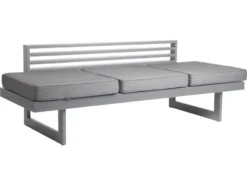 Rabatt 🎉 Gartenbank New Holly Dining - 216/73/80 cm in dunkelgrau 🤩