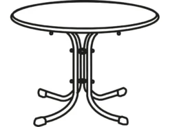 Top 10 🛒 Klapptisch Mecalit - 100/72/100 cm in dunkelgrau 💯 -Gartenmöbel Verkaufs-Shop 6538963 0573528 4 24370629