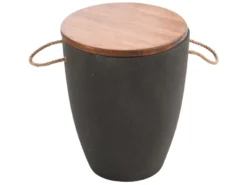 Beste Bewertungen von 😍 Jardini Hocker Luba - 35/45/35 cm in dunkelgrau ✨