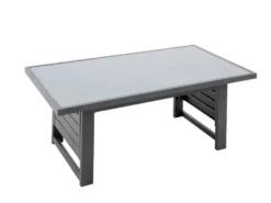 Top 10 ⭐ Jardini Speiseloungetisch Lina - 120/44-67,5/65 cm in grau 👍