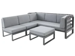 Aktion ⌛ Jardini Loungegarnitur Long Island II 4-teilig in grau 🤩