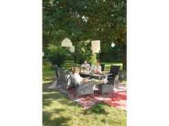 Schlussverkauf ❤️ Jardini Gartenhocker Barcelona - 50/44/57 cm in grau 🌟 -Gartenmöbel Verkaufs-Shop 6544942 0576040 1 23765433