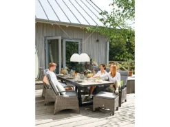 Schlussverkauf 👍 Jardini Gartenhocker Komido - 62/49/48 cm in grau ⌛ -Gartenmöbel Verkaufs-Shop 6544961 0576055 4 24245070