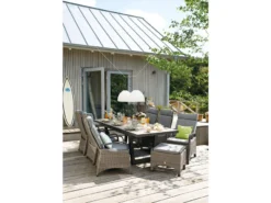 Schlussverkauf 👍 Jardini Gartenhocker Komido - 62/49/48 cm in grau ⌛ -Gartenmöbel Verkaufs-Shop 6544962 0576055 5 24245070