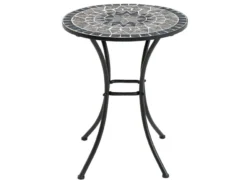 Aktion 🧨 Jardini Gartentisch Rosi - 60/70/60 cm in grau 👍